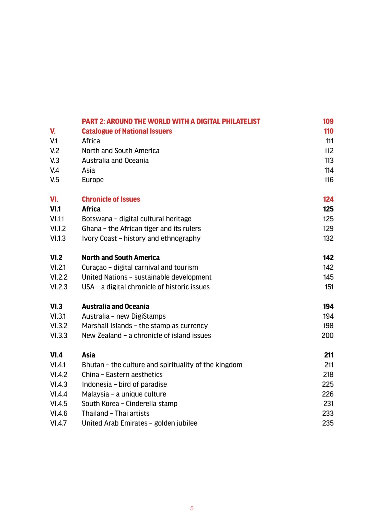 Table of contents 2
